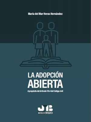 cover image of La adopción abierta
